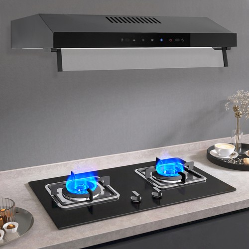 Kitchen range hood dual - range,